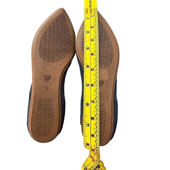 Rothy’s Gray Ballet Flat Point Toe Women's The Point Size 5 - Picture 8 of 9